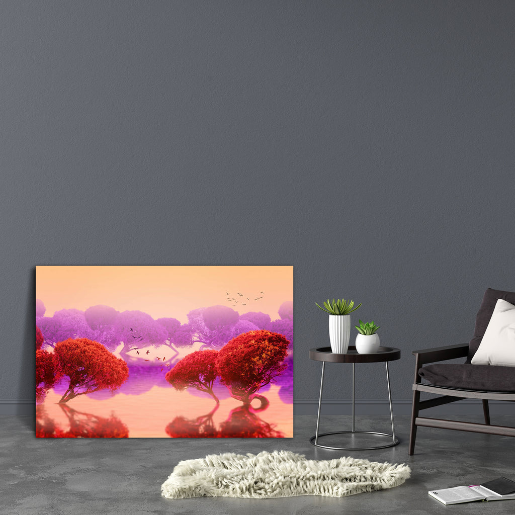 Oriental Landscape Canvas Painting Synthetic Frame-Paintings MDF Framing-AFF_FR-IC 5004183 IC 5004183, Art and Paintings, Asian, Birds, Buddhism, Fantasy, God Buddha, Japanese, Landscapes, Nature, Scenic, Sunsets, Surrealism, oriental, landscape, canvas, painting, synthetic, frame, art, atmospheric, buddha, calm, clouds, colorful, dream, dreamy, enchanted, enchanting, ethereal, evening, fairytale, fantastic, hdr, illusion, imaginary, imagination, lake, light, magic, magical, meditation, misty, mysterious, m