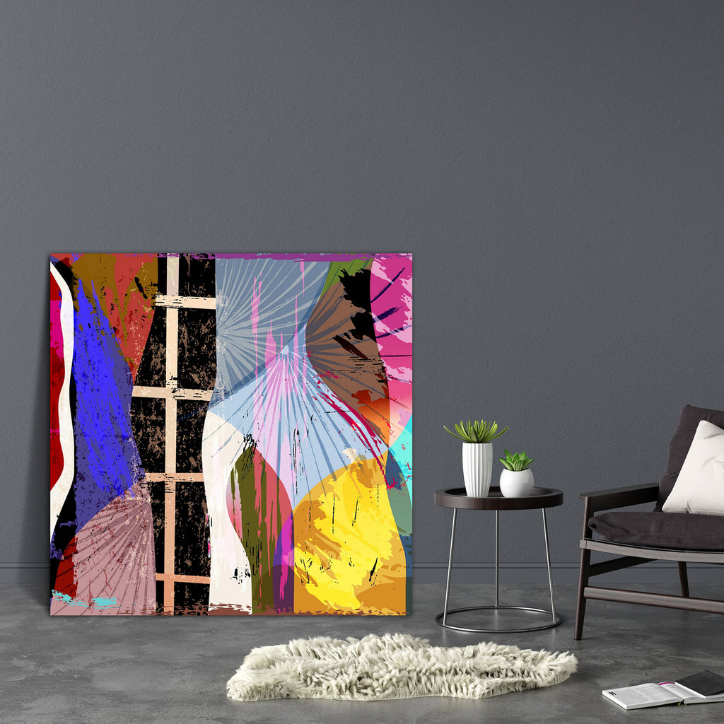 Abstract Artwork D196 Canvas Painting Synthetic Frame-Paintings MDF Framing-AFF_FR-IC 5004255 IC 5004255, Abstract Expressionism, Abstracts, Ancient, Art and Paintings, Black, Black and White, Culture, Decorative, Digital, Digital Art, Ethnic, Graffiti, Graphic, Historical, Illustrations, Medieval, Modern Art, Paintings, Patterns, Semi Abstract, Signs, Signs and Symbols, Splatter, Stripes, Traditional, Tribal, Vintage, World Culture, abstract, artwork, d196, canvas, painting, synthetic, frame, art, artistic