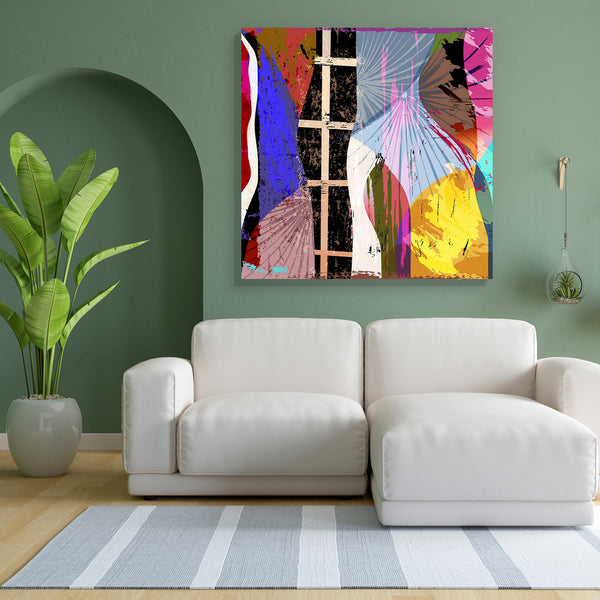 Abstract Artwork D196 Canvas Painting Synthetic Frame-Paintings MDF Framing-AFF_FR-IC 5004255 IC 5004255, Abstract Expressionism, Abstracts, Ancient, Art and Paintings, Black, Black and White, Culture, Decorative, Digital, Digital Art, Ethnic, Graffiti, Graphic, Historical, Illustrations, Medieval, Modern Art, Paintings, Patterns, Semi Abstract, Signs, Signs and Symbols, Splatter, Stripes, Traditional, Tribal, Vintage, World Culture, abstract, artwork, d196, canvas, painting, for, bedroom, living, room, eng