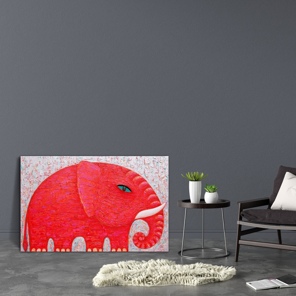 Red Elephant D6 Canvas Painting Synthetic Frame-Paintings MDF Framing-AFF_FR-IC 5004492 IC 5004492, Animals, Art and Paintings, Asian, Nature, Paintings, Scenic, Wildlife, red, elephant, d6, canvas, painting, synthetic, frame, acrylic, animal, art, asia, beautyful, big, body, colourful, original, power, silver, strong, texture, artzfolio, wall decor for living room, wall frames for living room, frames for living room, wall art, canvas painting, wall frame, scenery, panting, paintings for living room, framed