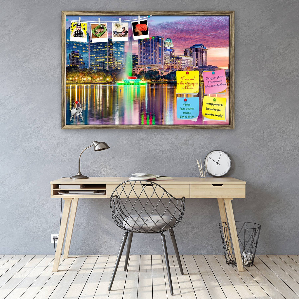 Orlando, Florida, USA Skyline At Dusk On Eola Lake Bulletin Board Notice Pin Board Soft Board | Framed-Bulletin Boards Framed-BLB_FR-IC 5004562 IC 5004562, American, Architecture, Cities, City Views, Landmarks, Landscapes, Places, Scenic, Skylines, Sunsets, orlando, florida, usa, skyline, at, dusk, on, eola, lake, bulletin, board, notice, pin, soft, framed, america, buildings, business, district, cbd, city, cityscape, downtown, famous, financial, fl, hotels, landmark, night, office, park, place, reflection,