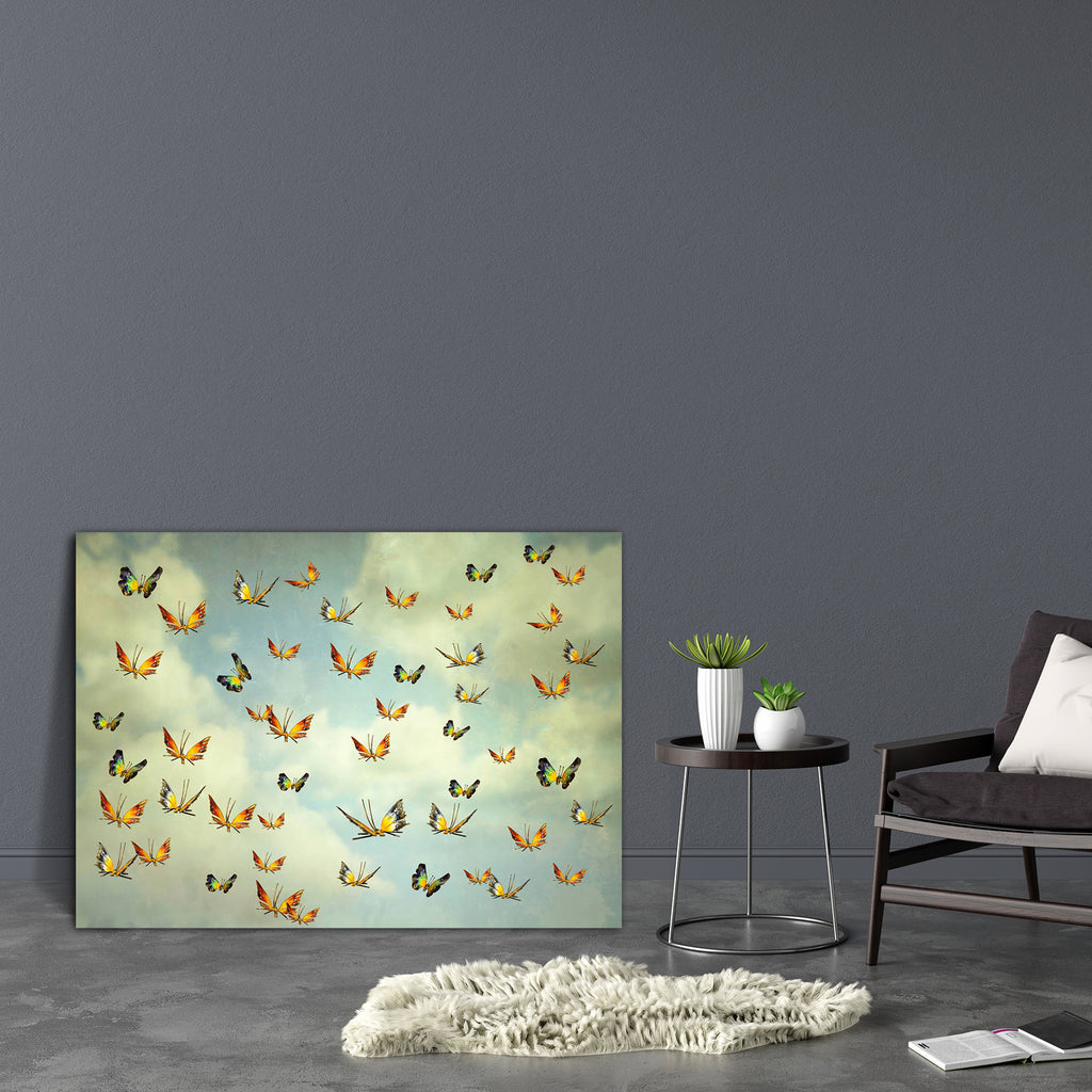 Colorful Butterflies D2 Canvas Painting Synthetic Frame-Paintings MDF Framing-AFF_FR-IC 5004600 IC 5004600, Ancient, Art and Paintings, Collages, Decorative, Fantasy, Historical, Illustrations, Marble and Stone, Medieval, Realism, Surrealism, Vintage, colorful, butterflies, d2, canvas, painting, synthetic, frame, art, artistic, artwork, background, butterfly, cloud, collage, decoration, detailed, flight, floor, flooring, flying, freedom, horizontal, illustration, imagination, imaginative, joyful, many, obje