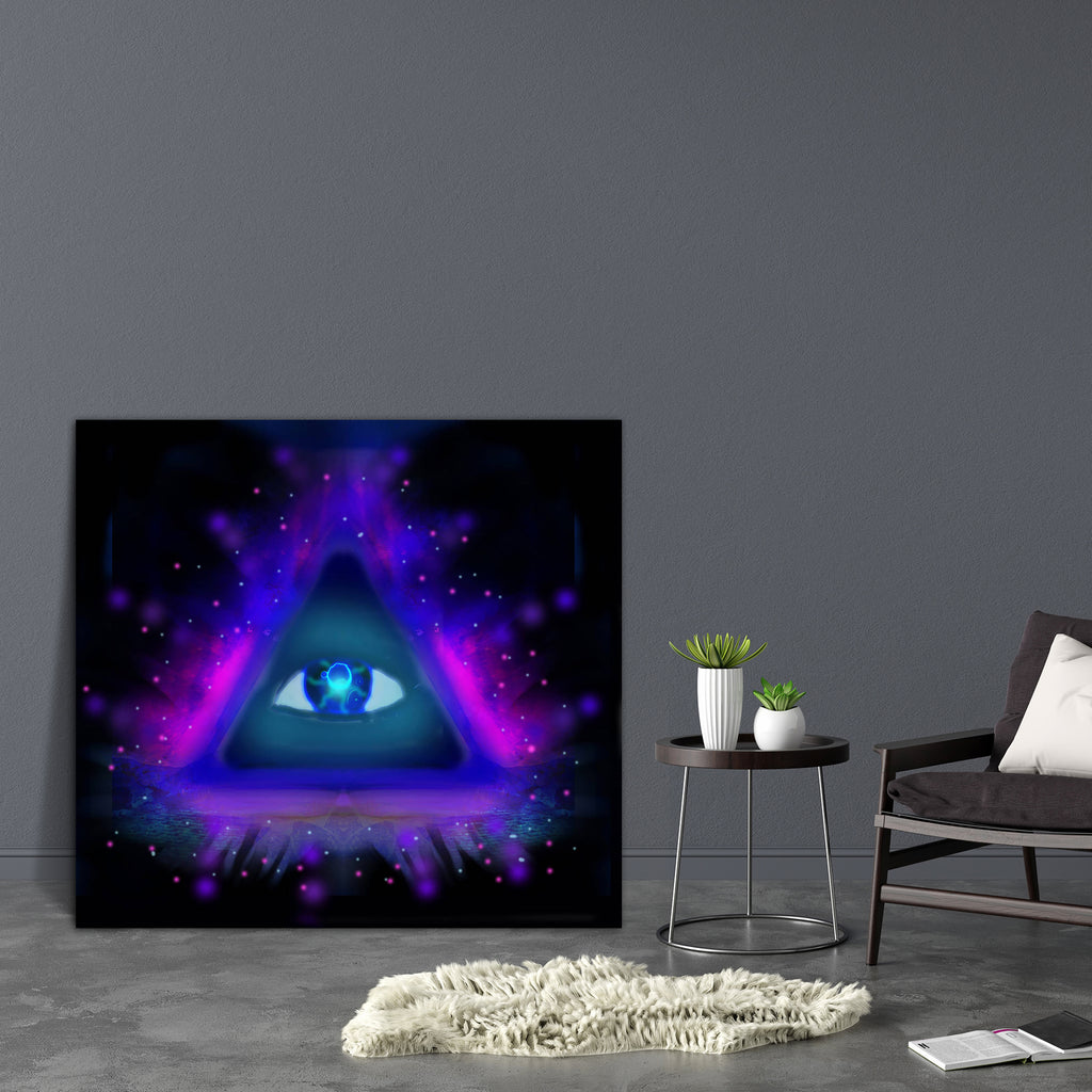 All Seeing Eye D2 Canvas Painting Synthetic Frame-Paintings MDF Framing-AFF_FR-IC 5004632 IC 5004632, Abstract Expressionism, Abstracts, Eygptian, Illustrations, Religion, Religious, Science Fiction, Semi Abstract, Signs and Symbols, Symbols, Triangles, all, seeing, eye, d2, canvas, painting, synthetic, frame, illuminati, abstract, awareness, background, blue, conscience, consciousness, ego, egyptian, freemason, freemasonry, glowing, god, golden, higher, horus, illumination, illustration, intuition, light, 