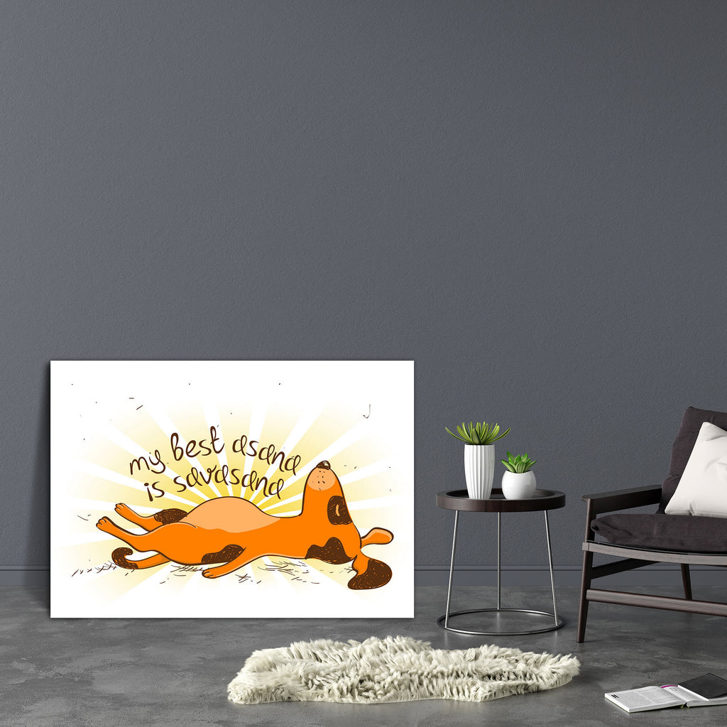 Red Dog Doing Savasana Position Of Yoga Canvas Painting Synthetic Frame-Paintings MDF Framing-AFF_FR-IC 5004690 IC 5004690, Animals, Animated Cartoons, Caricature, Cartoons, Comedy, Hand Drawn, Health, Humor, Humour, Illustrations, Pets, Signs and Symbols, Sketches, Sports, Symbols, red, dog, doing, savasana, position, of, yoga, canvas, painting, synthetic, frame, postures, animal, asana, background, bending, body, care, cartoon, color, concept, contour, exercise, fit, fitness, flexibility, fun, ginger, gym