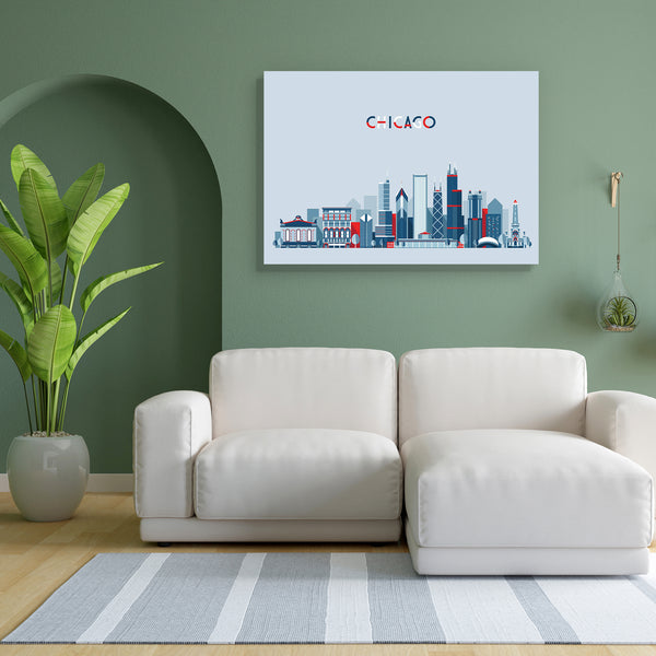 Chicago United States City Skyline, USA Canvas Painting Synthetic Frame-Paintings MDF Framing-AFF_FR-IC 5004844 IC 5004844, American, Architecture, Automobiles, Cities, City Views, Digital, Digital Art, Graphic, Illustrations, Landmarks, Landscapes, Modern Art, Places, Scenic, Signs and Symbols, Skylines, Symbols, Transportation, Travel, Vehicles, chicago, united, states, city, skyline, usa, canvas, painting, for, bedroom, living, room, engineered, wood, frame, silhouette, america, background, beautiful, bu