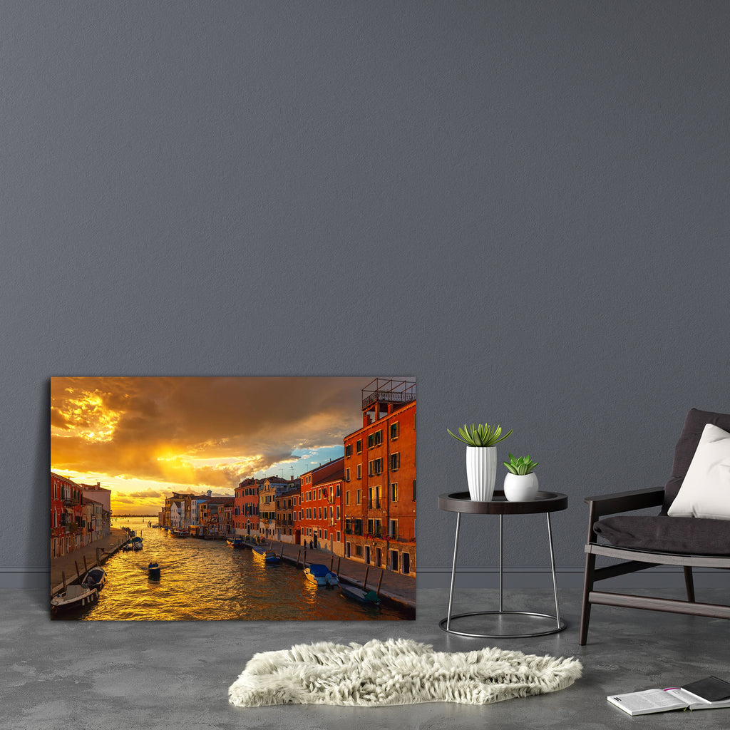 Canal Cannaregio, Venice Italy Canvas Painting Synthetic Frame-Paintings MDF Framing-AFF_FR-IC 5004883 IC 5004883, Automobiles, Cities, City Views, Italian, Landmarks, Landscapes, Places, Scenic, Skylines, Sunsets, Transportation, Travel, Urban, Vehicles, canal, cannaregio, venice, italy, canvas, painting, synthetic, frame, beautiful, building, city, cityscape, clouds, dusk, europe, european, evening, italia, journey, landmark, landscape, light, lights, night, outdoors, picturesque, quay, sea, sights, sight