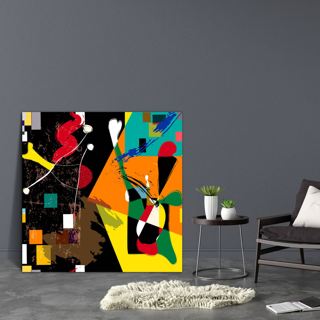 Abstract Artwork D209 Canvas Painting Synthetic Frame-Paintings MDF Framing-AFF_FR-IC 5004886 IC 5004886, Abstract Expressionism, Abstracts, Ancient, Art and Paintings, Black, Black and White, Circle, Culture, Decorative, Digital, Digital Art, Ethnic, Graffiti, Graphic, Historical, Illustrations, Medieval, Modern Art, Paintings, Patterns, Semi Abstract, Signs, Signs and Symbols, Splatter, Stripes, Traditional, Tribal, Vintage, World Culture, abstract, artwork, d209, canvas, painting, synthetic, frame, art, 