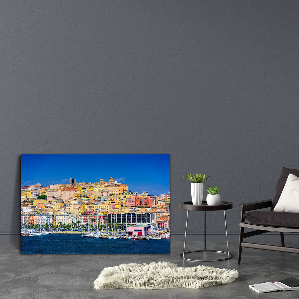 Coastal Skyline On Mediterranean Sea, Sardinia Italy Canvas Painting Synthetic Frame-Paintings MDF Framing-AFF_FR-IC 5004954 IC 5004954, Ancient, Architecture, Automobiles, Cities, City Views, Historical, Italian, Landmarks, Landscapes, Medieval, Places, Scenic, Skylines, Transportation, Travel, Vehicles, Vintage, coastal, skyline, on, mediterranean, sea, sardinia, italy, canvas, painting, synthetic, frame, attraction, building, city, cityscape, coast, coastline, day, destination, europe, european, historic