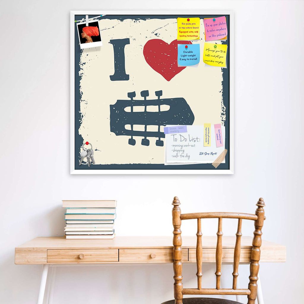 I Love Music Bulletin Board Notice Pin Board Soft Board | Framed-Bulletin Boards Framed-BLB_FR-IC 5005028 IC 5005028, Art and Paintings, Digital, Digital Art, Graphic, Hearts, Hipster, Illustrations, Inspirational, Love, Motivation, Motivational, Music, Music and Dance, Music and Musical Instruments, Pop Art, Quotes, Retro, Romance, Signs, Signs and Symbols, Symbols, Typography, Vintage, Metallic, i, bulletin, board, notice, pin, soft, framed, art, audio, background, badge, card, decoration, design, drawn, 