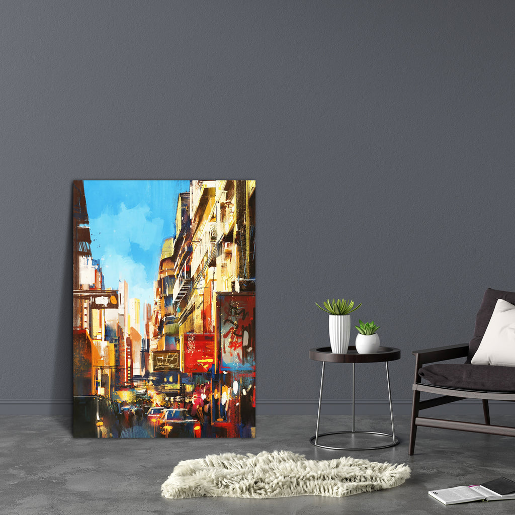 Artwork Of City Street Canvas Painting Synthetic Frame-Paintings MDF Framing-AFF_FR-IC 5005050 IC 5005050, Architecture, Art and Paintings, Asian, Automobiles, Business, Cities, City Views, Drawing, Illustrations, Landscapes, Paintings, People, Perspective, Scenic, Signs, Signs and Symbols, Transportation, Travel, Urban, Vehicles, Watercolour, artwork, of, city, street, canvas, painting, synthetic, frame, landscape, art, artistic, asia, background, beautiful, brush, building, capital, center, cityscape, col