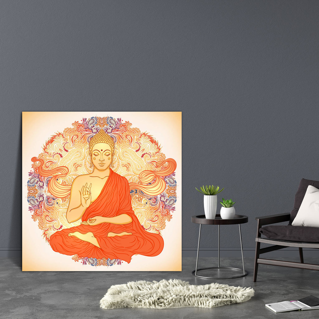 Sitting Buddha Canvas Painting Synthetic Frame-Paintings MDF Framing-AFF_FR-IC 5005107 IC 5005107, Ancient, Asian, Buddhism, Culture, Ethnic, God Buddha, Health, Hinduism, Historical, Illustrations, Indian, Mandala, Medieval, People, Religion, Religious, Signs, Signs and Symbols, Spiritual, Symbols, Traditional, Tribal, Vintage, World Culture, sitting, buddha, canvas, painting, synthetic, frame, thailand, thai, god, vector, asia, aura, background, beautiful, design, drawn, eastern, energy, esoteric, faith, 