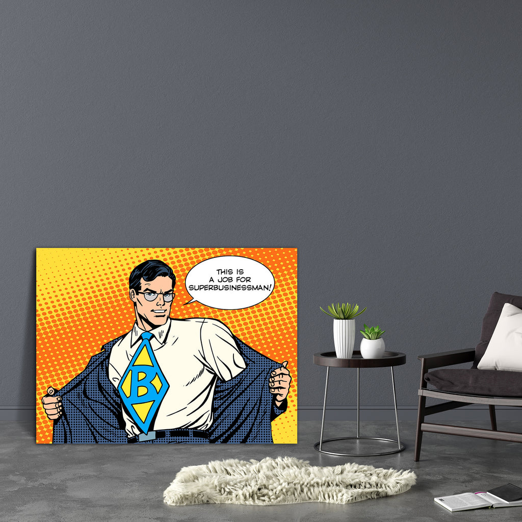 Super Businessman D2 Canvas Painting Synthetic Frame-Paintings MDF Framing-AFF_FR-IC 5005322 IC 5005322, Ancient, Animated Cartoons, Art and Paintings, Books, Business, Caricature, Cartoons, Comics, Dots, Historical, Illustrations, Medieval, Modern Art, People, Pop Art, Retro, Vintage, super, businessman, d2, canvas, painting, synthetic, frame, pop, art, comic, hero, book, boss, man, concept, idea, success, vector, businessmen, cartoon, dot, halftone, hip, illustration, manager, modern, style, thought, work