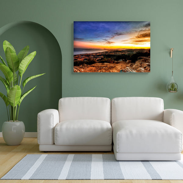 Barcelona Skyline Sunset, Spain Canvas Painting Synthetic Frame-Paintings MDF Framing-AFF_FR-IC 5005345 IC 5005345, Automobiles, Business, Cities, City Views, God Ram, Hinduism, Landmarks, Landscapes, Panorama, Places, Scenic, Skylines, Spanish, Sunsets, Transportation, Travel, Urban, Vehicles, barcelona, skyline, sunset, spain, canvas, painting, for, bedroom, living, room, engineered, wood, frame, capital, catalonia, city, cityscape, europe, european, famous, high, hour, landmark, landscape, mediterranean,