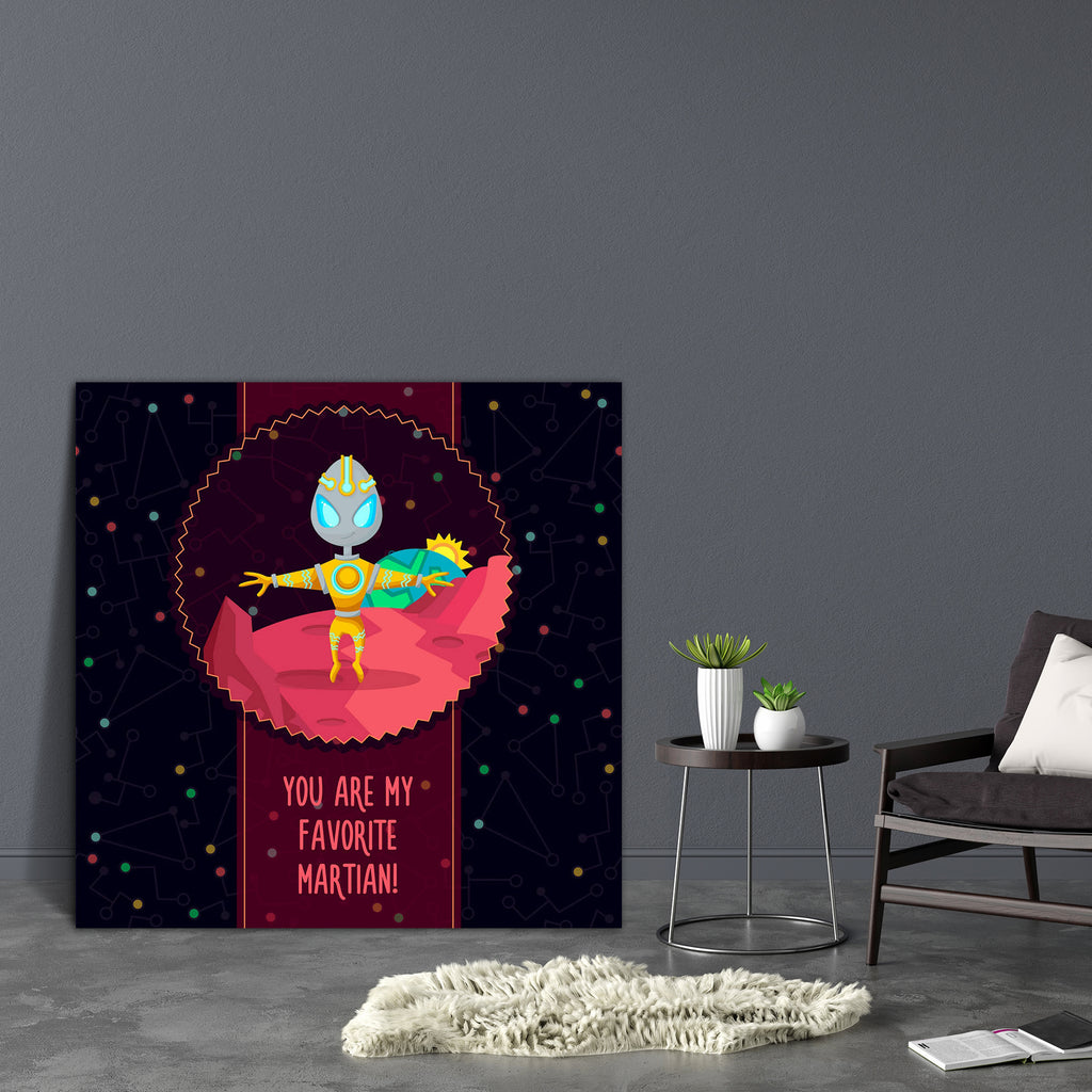 Alien In The Universe D5 Canvas Painting Synthetic Frame-Paintings MDF Framing-AFF_FR-IC 5005356 IC 5005356, Animated Cartoons, Astronomy, Automobiles, Caricature, Cartoons, Cosmology, Icons, Illustrations, Love, Romance, Science Fiction, Signs, Signs and Symbols, Space, Stars, Transportation, Travel, Vehicles, alien, in, the, universe, d5, canvas, painting, synthetic, frame, astronaut, background, cartoon, collection, concept, cosmic, cosmonaut, deep, design, earth, flat, flight, galaxy, icon, illustration