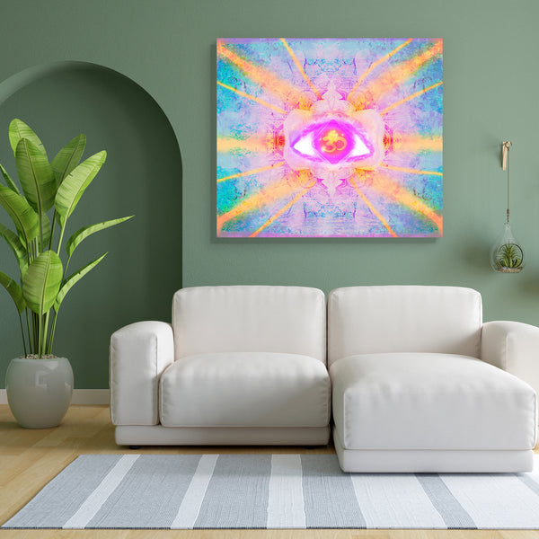 Third Eye Mystical Sign Canvas Painting Synthetic Frame-Paintings MDF Framing-AFF_FR-IC 5005443 IC 5005443, Asian, Buddhism, God Buddha, God Shiv, Health, Hinduism, Illustrations, Indian, Mandala, Religion, Religious, Signs, Signs and Symbols, Spiritual, Symbols, Tibetan Art, third, eye, mystical, sign, canvas, painting, for, bedroom, living, room, engineered, wood, frame, karma, reiki, intuition, energy, eyes, healing, ajna, asia, aum, aura, background, buddha, chakra, design, dream, enlightenment, esoteri