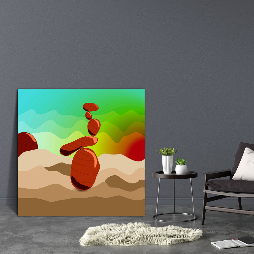 Zen At Sunrise Canvas Painting Synthetic Frame-Paintings MDF Framing-AFF_FR-IC 5005562 IC 5005562, Abstract Expressionism, Abstracts, Animated Cartoons, Buddhism, Caricature, Cartoons, Culture, Ethnic, Health, Illustrations, Marble and Stone, Nature, Realism, Scenic, Semi Abstract, Signs, Signs and Symbols, Sunrises, Sunsets, Surrealism, Symbols, Traditional, Tribal, World Culture, zen, at, sunrise, canvas, painting, synthetic, frame, abstract, alternative, background, balance, beauty, boulder, calm, care, 