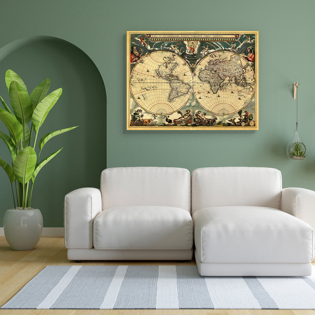 Ancient World Map D1 Peel & Stick Vinyl Wall Sticker-Laminated Wall Stickers-ART_VN_UN-IC 5005728 IC 5005728, African, American, Ancient, Art and Paintings, Asian, Decorative, Historical, Maps, Medieval, Patterns, Retro, Vintage, world, map, d1, peel, stick, vinyl, wall, sticker, old, africa, aged, america, antique, art, asia, atlantic, atlas, border, canvas, cartography, color, continents, dirty, earth, europe, frame, geography, global, grunge, grungy, historic, history, manuscript, navigation, north, ocea