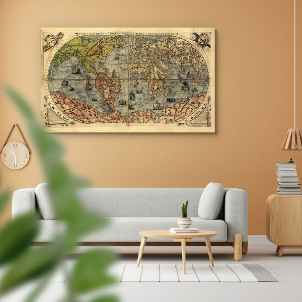 Ancient World Map D2 Peel & Stick Vinyl Wall Sticker-Laminated Wall Stickers-ART_VN_UN-IC 5005729 IC 5005729, African, American, Ancient, Art and Paintings, Asian, Decorative, Historical, Maps, Medieval, Patterns, Retro, Vintage, world, map, d2, peel, stick, vinyl, wall, sticker, for, home, decoration, old, antique, of, the, africa, aged, america, art, asia, atlantic, atlas, background, border, burnt, canvas, cartography, color, continents, dirty, earth, europe, frame, geography, global, grunge, grungy, his