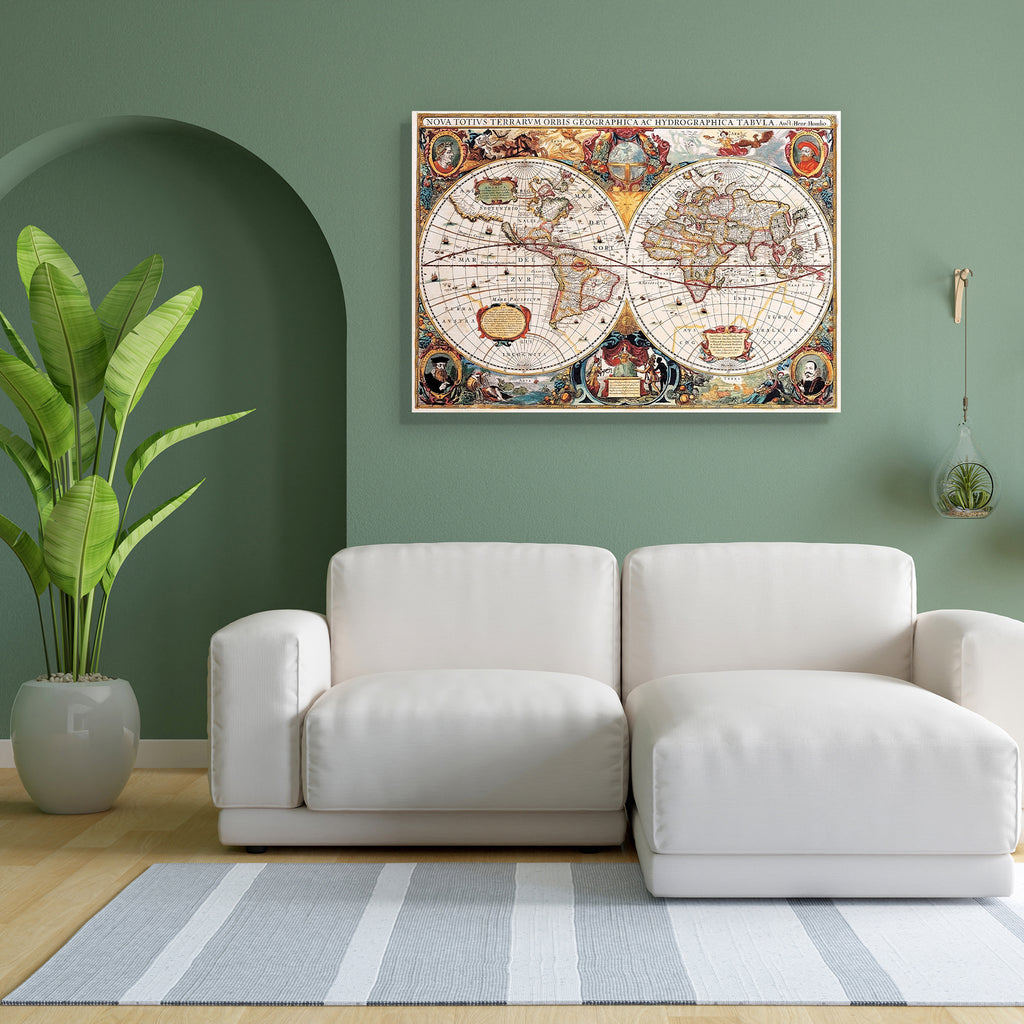 Antique Map, Henricus Hondius, 1630 Peel & Stick Vinyl Wall Sticker-Laminated Wall Stickers-ART_VN_UN-IC 5005779 IC 5005779, African, American, Ancient, Asian, Countries, Historical, Illustrations, Maps, Medieval, Vintage, antique, map, henricus, hondius, 1630, peel, stick, vinyl, wall, sticker, old, world, africa, america, asia, australia, background, color, continent, country, double, geo, geography, globe, hemisphere, illustration, island, navigation, polar, projection, state, artzfolio, wall sticker, wa