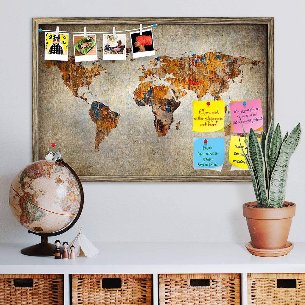 Grunge Map of the World Bulletin Board Notice Pin Board Soft Board | Framed-Bulletin Boards Framed-BLB_FR-IC 5005798 IC 5005798, Abstract Expressionism, Abstracts, African, American, Ancient, Art and Paintings, Asian, Books, Decorative, Historical, Maps, Medieval, Patterns, Retro, Semi Abstract, Vintage, grunge, map, of, the, world, bulletin, board, notice, pin, soft, framed, old, abstract, africa, aged, america, antique, art, asia, atlantic, atlas, australia, background, book, border, burned, burnt, canvas