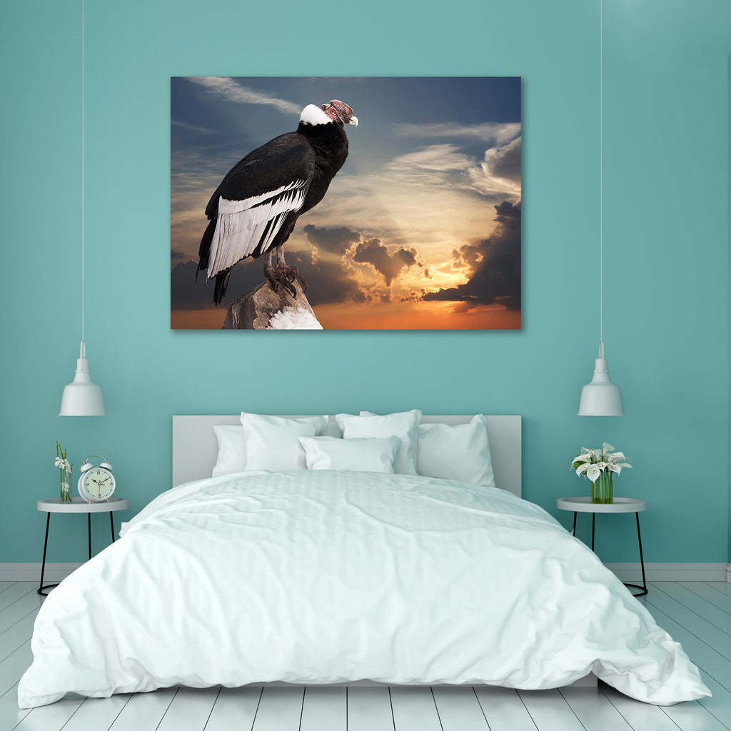 Andean Condor Sitting On Rock Peel & Stick Vinyl Wall Sticker-Laminated Wall Stickers-ART_VN_UN-IC 5005872 IC 5005872, Animals, Birds, Individuals, Nature, Portraits, Scenic, Sunsets, Wildlife, andean, condor, sitting, on, rock, peel, stick, vinyl, wall, sticker, vulture, active, animal, beak, bill, bird, brown, cloudy, dawn, dramatic, eagle, falcon, feather, flight, fly, flying, full, length, head, portrait, predator, rising, sky, sunset, wild, wings, artzfolio, wall sticker, wall stickers, wallpaper stick