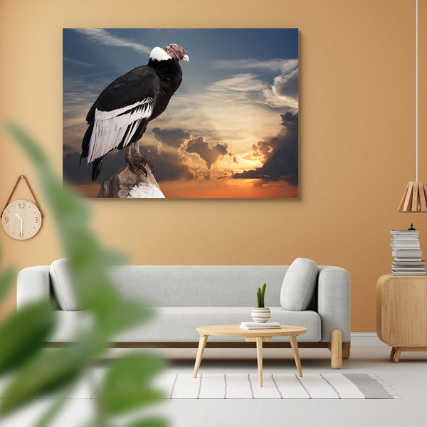 Andean Condor Sitting On Rock Peel & Stick Vinyl Wall Sticker-Laminated Wall Stickers-ART_VN_UN-IC 5005872 IC 5005872, Animals, Birds, Individuals, Nature, Portraits, Scenic, Sunsets, Wildlife, andean, condor, sitting, on, rock, peel, stick, vinyl, wall, sticker, for, home, decoration, vulture, active, animal, beak, bill, bird, brown, cloudy, dawn, dramatic, eagle, falcon, feather, flight, fly, flying, full, length, head, portrait, predator, rising, sky, sunset, wild, wings, artzfolio, wall sticker, wall st