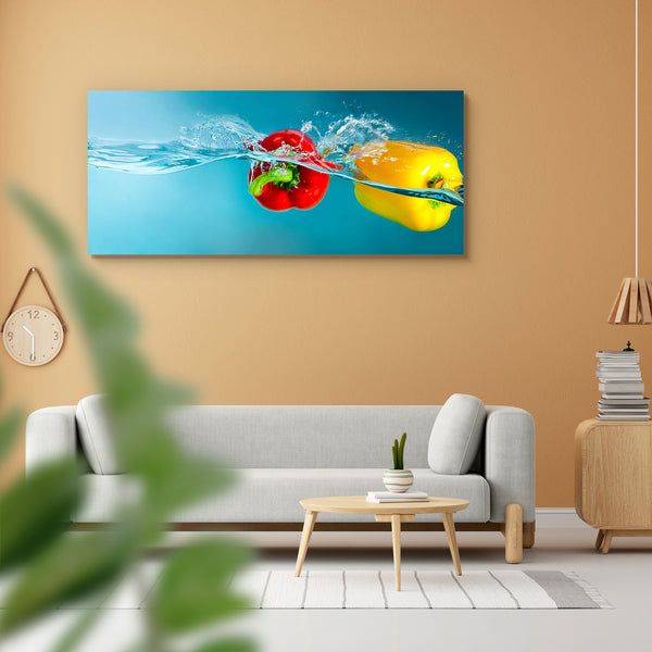 Colorful Peppers Splashing Into Blue Water Peel & Stick Vinyl Wall Sticker-Laminated Wall Stickers-ART_VN_UN-IC 5005893 IC 5005893, Black and White, Cuisine, Food, Food and Beverage, Food and Drink, Fruit and Vegetable, Fruits, Health, Nature, Scenic, Splatter, Vegetables, White, colorful, peppers, splashing, into, blue, water, peel, stick, vinyl, wall, sticker, for, home, decoration, background, bubble, chili, clean, closeup, color, cooking, dieting, drop, fall, flowing, fresh, freshness, fruit, green, hea