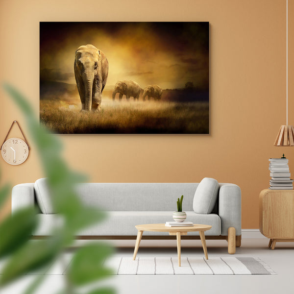 Elephants At Sunset Peel & Stick Vinyl Wall Sticker-Laminated Wall Stickers-ART_VN_UN-IC 5005894 IC 5005894, African, Animals, Art and Paintings, Asian, Birds, Family, Indian, Nature, Scenic, Sunsets, Wildlife, elephants, at, sunset, peel, stick, vinyl, wall, sticker, for, home, decoration, elephant, savannah, india, art, africa, savanna, animal, asia, background, big, canvas, closeup, clouds, column, desert, dust, elegant, fauna, group, isolated, jungle, large, largest, mammal, motion, natural, outdoor, pa