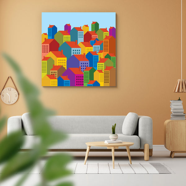 Colorful City Skyline D2 Peel & Stick Vinyl Wall Sticker-Laminated Wall Stickers-ART_VN_UN-IC 5006000 IC 5006000, Abstract Expressionism, Abstracts, Ancient, Animated Cartoons, Architecture, Automobiles, Business, Caricature, Cartoons, Cities, City Views, Culture, Education, Ethnic, God Ram, Hinduism, Historical, Illustrations, Landmarks, Landscapes, Medieval, Modern Art, Nature, Panorama, Places, Scenic, Schools, Semi Abstract, Skylines, Traditional, Transportation, Travel, Tribal, Universities, Urban, Veh