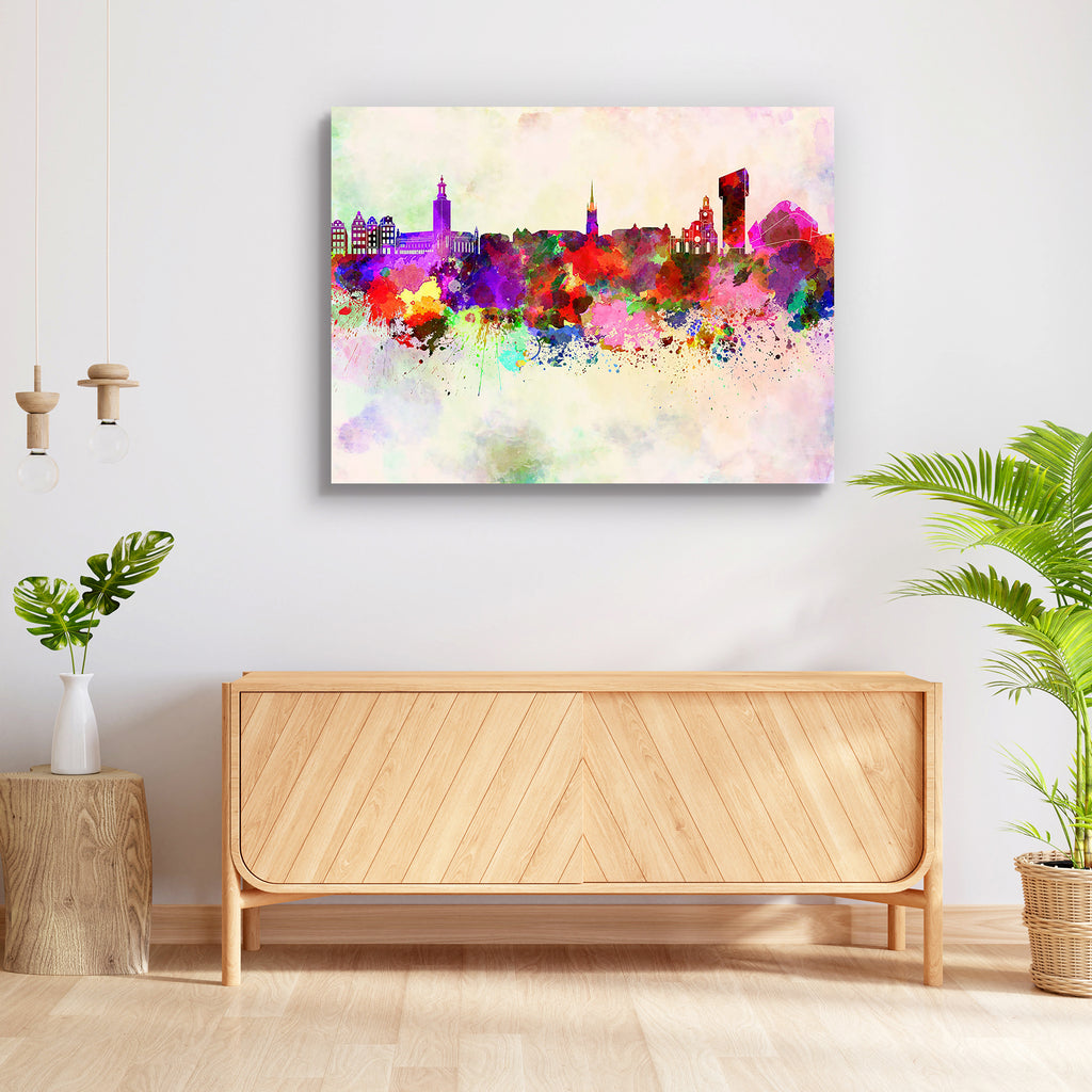 Skyline of Stockholm, Capital of Sweden Peel & Stick Vinyl Wall Sticker-Laminated Wall Stickers-ART_VN_UN-IC 5006254 IC 5006254, Abstract Expressionism, Abstracts, Ancient, Architecture, Art and Paintings, Cities, City Views, Historical, Illustrations, Landmarks, Medieval, Panorama, Places, Semi Abstract, Skylines, Splatter, Vintage, Watercolour, skyline, of, stockholm, capital, sweden, peel, stick, vinyl, wall, sticker, abstract, art, bright, cityscape, color, colorful, creativity, europe, grunge, illustra