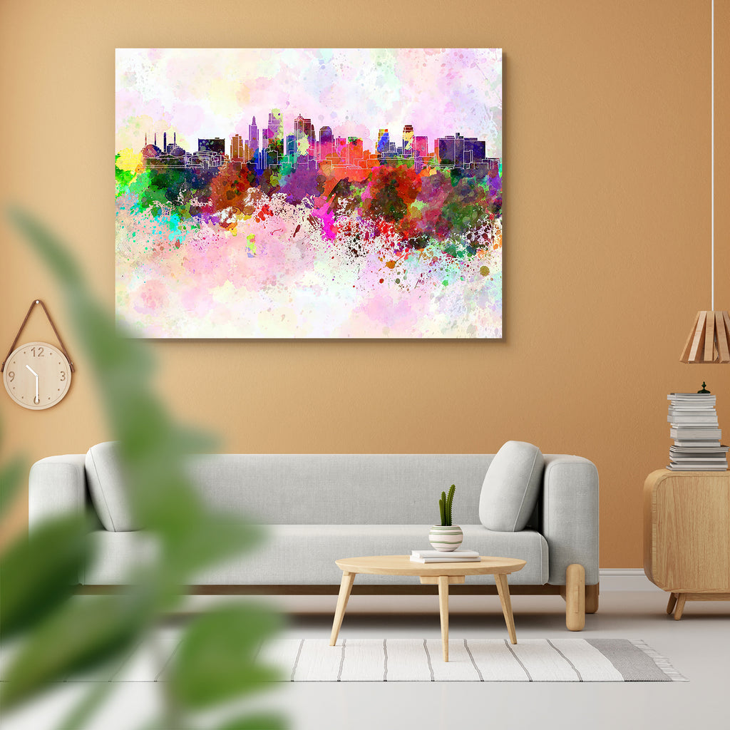 Skyline of Kansas City, Missouri, USA Peel & Stick Vinyl Wall Sticker-Laminated Wall Stickers-ART_VN_UN-IC 5006288 IC 5006288, Abstract Expressionism, Abstracts, American, Ancient, Architecture, Art and Paintings, Cities, City Views, Historical, Illustrations, Landmarks, Medieval, Panorama, Places, Semi Abstract, Skylines, Splatter, Vintage, Watercolour, skyline, of, kansas, city, missouri, usa, peel, stick, vinyl, wall, sticker, abstract, art, background, bright, cityscape, color, colorful, creativity, gru