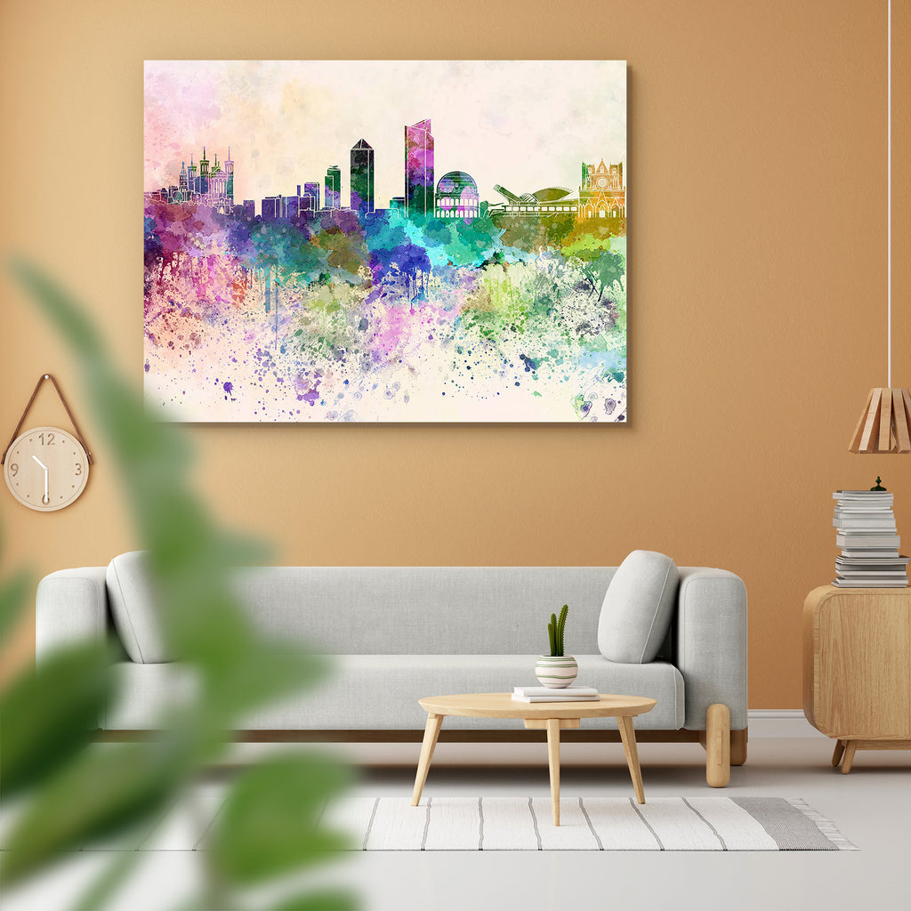 Lyon Skyline, City in France's Rhône Alpes region Peel & Stick Vinyl Wall Sticker-Laminated Wall Stickers-ART_VN_UN-IC 5006290 IC 5006290, Abstract Expressionism, Abstracts, Ancient, Architecture, Art and Paintings, Cities, City Views, French, Historical, Illustrations, Landmarks, Medieval, Panorama, Places, Semi Abstract, Skylines, Splatter, Vintage, Watercolour, lyon, skyline, city, in, france's, rhône, alpes, region, peel, stick, vinyl, wall, sticker, abstract, art, background, bright, cityscape, color, 