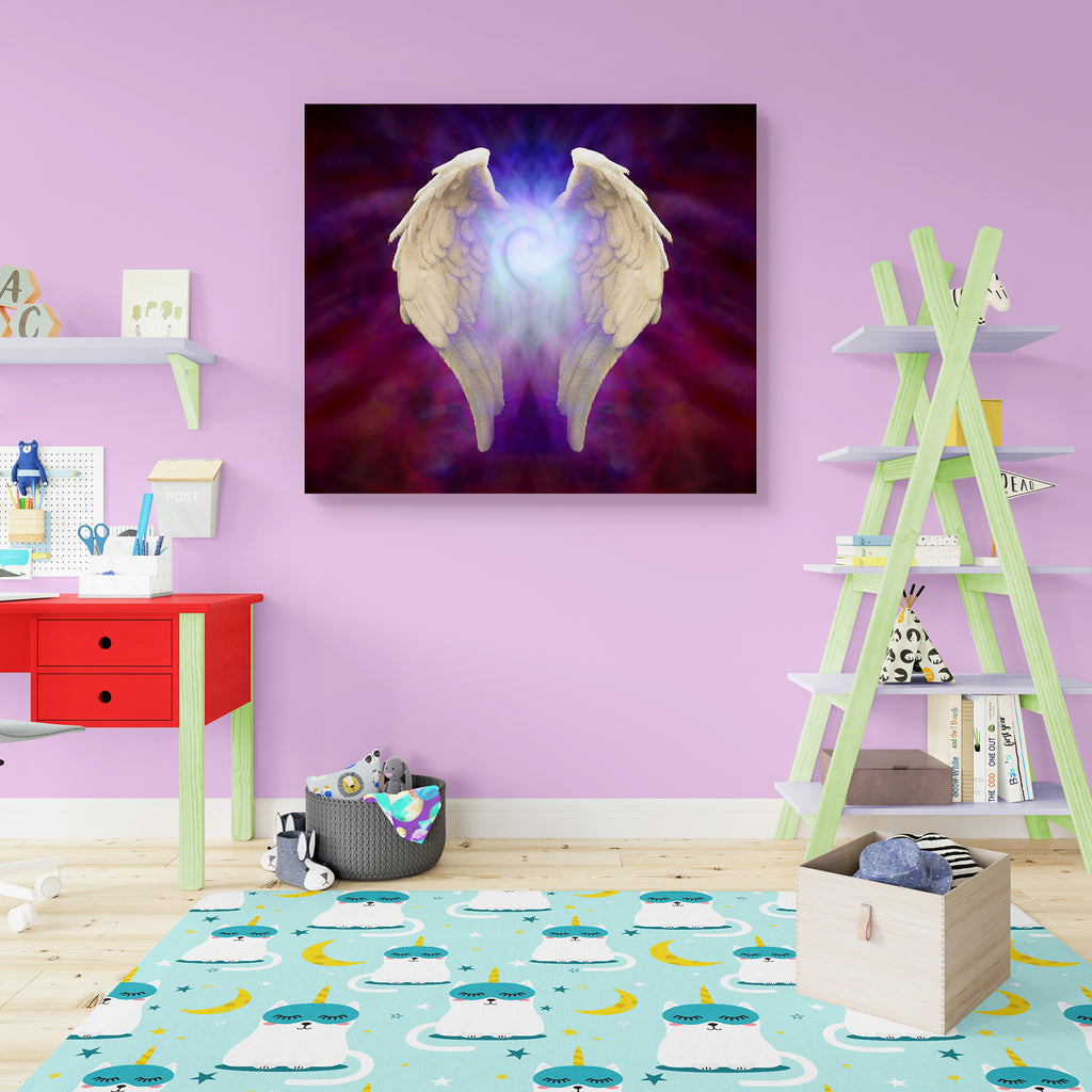 Angel Wings & Universal Spiral Peel & Stick Vinyl Wall Sticker-Laminated Wall Stickers-ART_VN_UN-IC 5006325 IC 5006325, Fantasy, Icons, Illustrations, Love, Religion, Religious, Romance, Space, Spiritual, angel, wings, universal, spiral, peel, stick, vinyl, wall, sticker, reiki, angels, heaven, engel, guardian, angelic, artistic, background, beautiful, bliss, caring, concept, copyspace, divine, emblem, energy, enlightenment, ethereal, floating, gentle, heal, healing, heavenly, holy, icon, illustration, isol