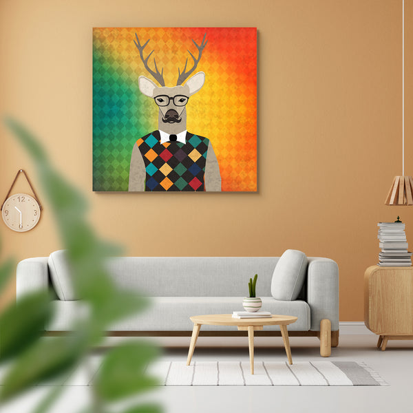 Deer Hipster D2 Peel & Stick Vinyl Wall Sticker-Laminated Wall Stickers-ART_VN_UN-IC 5006362 IC 5006362, Ancient, Animals, Art and Paintings, Christianity, Digital, Digital Art, Drawing, Fashion, Graphic, Hipster, Historical, Illustrations, Medieval, Patterns, Retro, Signs, Signs and Symbols, Urban, Vintage, deer, d2, peel, stick, vinyl, wall, sticker, for, home, decoration, animal, art, beard, beautiful, bow, boy, card, christmas, color, cool, cute, design, doodle, drawn, funny, glasses, greeting, hand, he