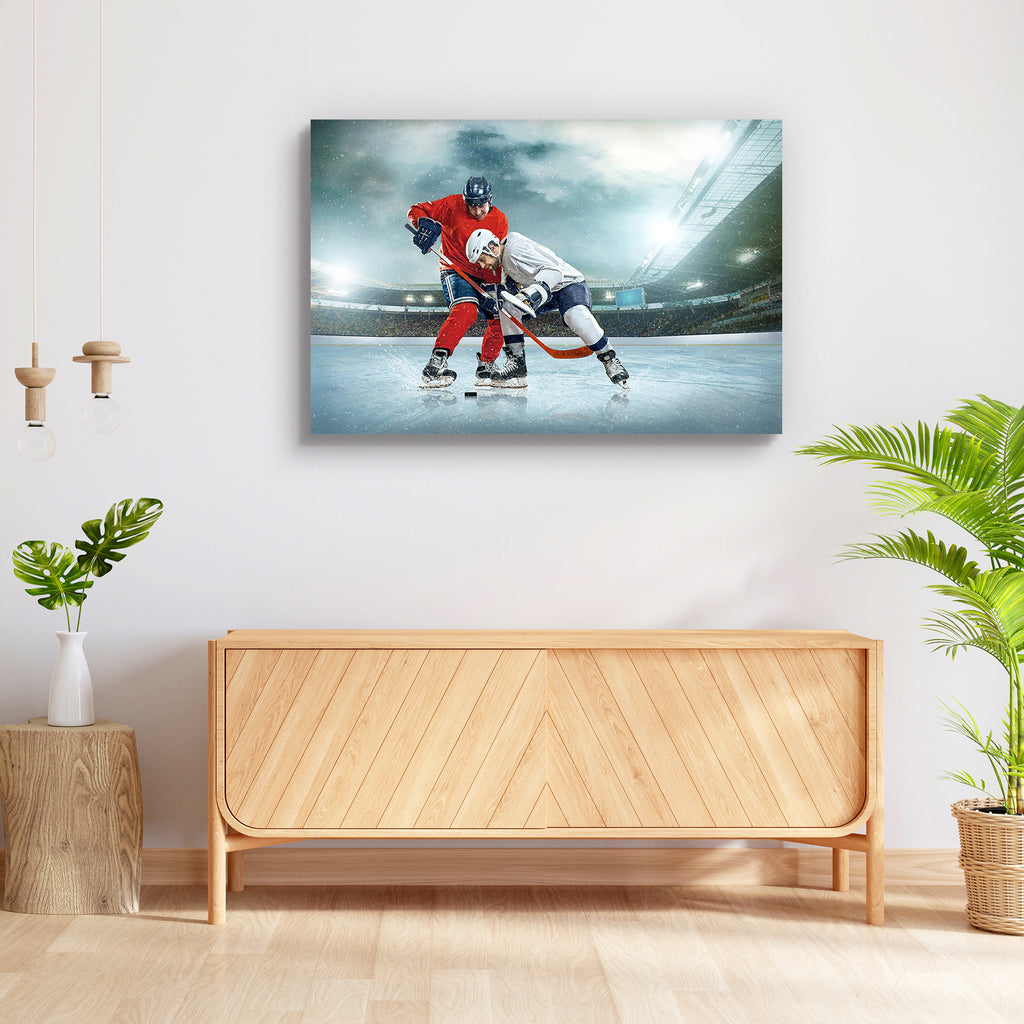 Ice Hockey Player On The Ice Peel & Stick Vinyl Wall Sticker-Laminated Wall Stickers-ART_VN_UN-IC 5006465 IC 5006465, Black and White, Health, People, Seasons, Sports, Sunrises, Sunsets, White, ice, hockey, player, on, the, peel, stick, vinyl, wall, sticker, action, activity, athlete, backgrounds, classic, cold, competition, competitive, concepts, equipment, fun, games, goal, healthy, helmet, ideas, lifestyles, light, looking, men, outdoors, person, playing, professional, puck, pursuit, reflection, rink, se