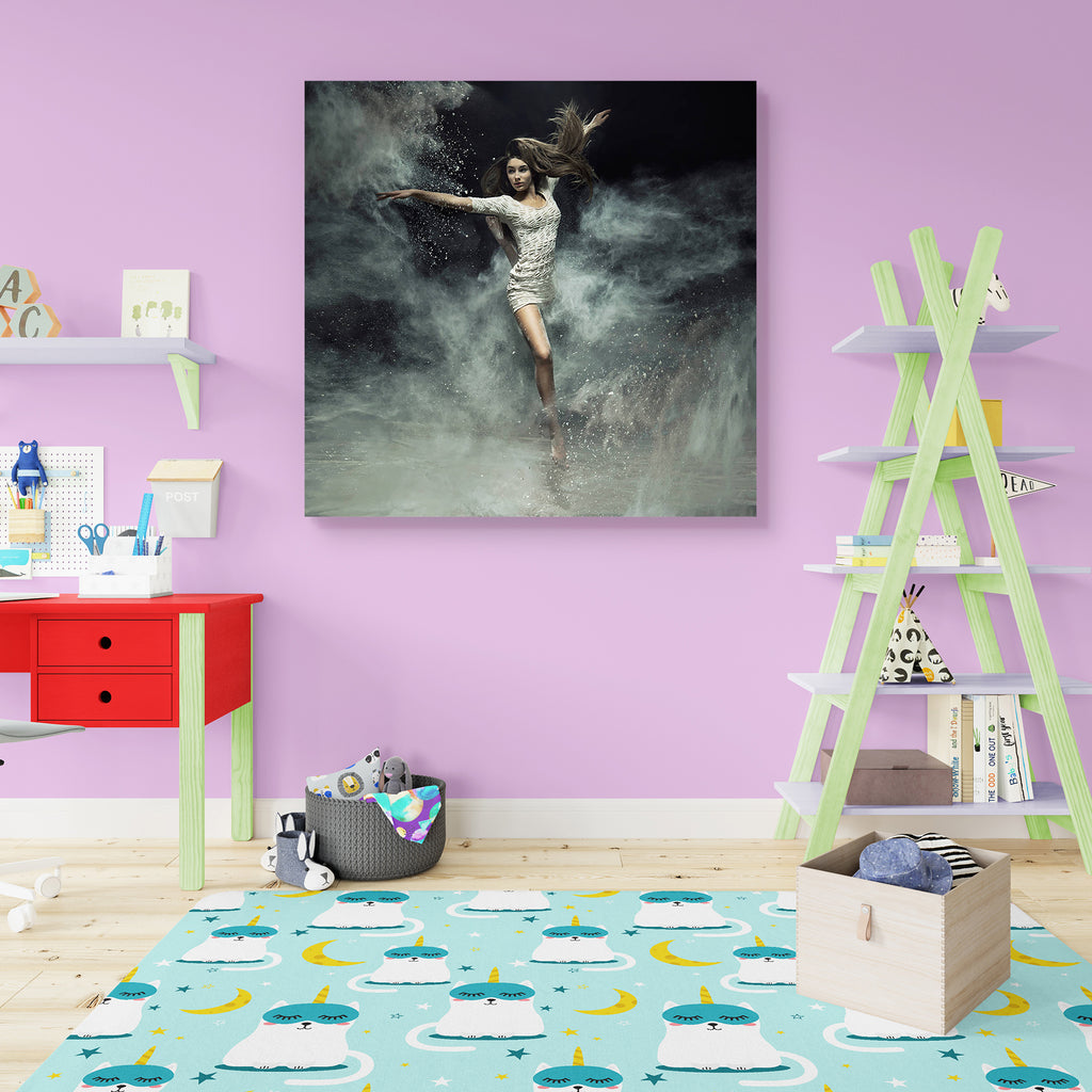 Ballet Dancer Catching The White Dust Peel & Stick Vinyl Wall Sticker-Laminated Wall Stickers-ART_VN_UN-IC 5006471 IC 5006471, Art and Paintings, Asian, Black, Black and White, Dance, Health, Individuals, Music and Dance, People, Portraits, Sports, White, ballet, dancer, catching, the, dust, peel, stick, vinyl, wall, sticker, acrobat, actions, activity, agility, art, athlete, background, balance, beautiful, beauty, brunette, caucasian, elegant, exercising, expression, female, flexibility, flexible, flying, 