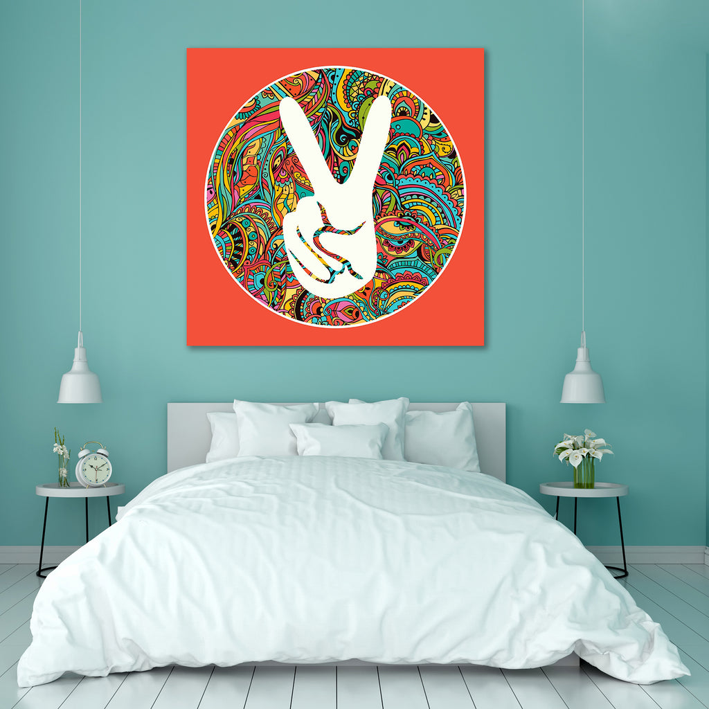 Hippie Style D3 Peel & Stick Vinyl Wall Sticker-Laminated Wall Stickers-ART_VN_UN-IC 5006813 IC 5006813, Abstract Expressionism, Abstracts, Art and Paintings, Botanical, Circle, Digital, Digital Art, Drawing, Floral, Flowers, Graphic, Hearts, Icons, Illustrations, Love, Mandala, Music, Music and Dance, Music and Musical Instruments, Musical Instruments, Nature, Pop Art, Retro, Romance, Semi Abstract, Signs, Signs and Symbols, Symbols, Watercolour, hippie, style, d3, peel, stick, vinyl, wall, sticker, abstra