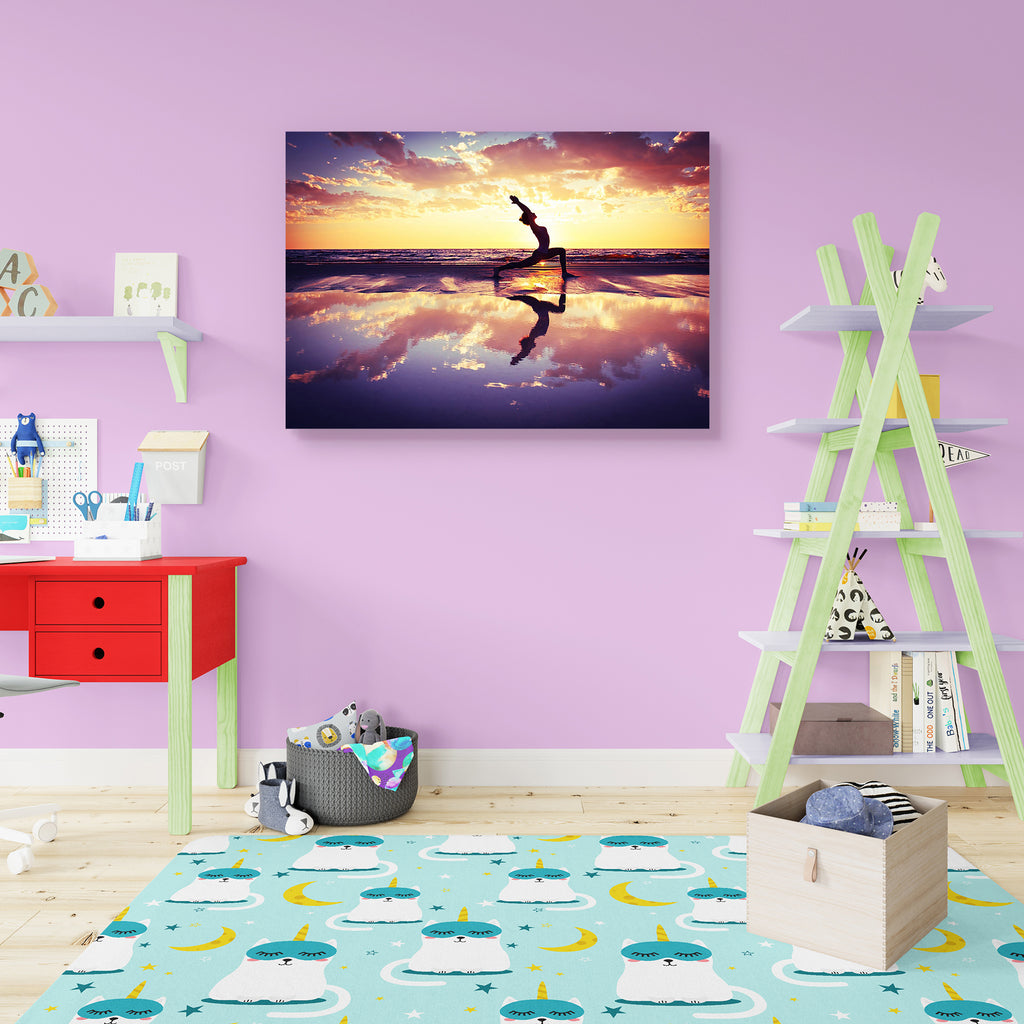 Woman Practicing Yoga D2 Peel & Stick Vinyl Wall Sticker-Laminated Wall Stickers-ART_VN_UN-IC 5006826 IC 5006826, Health, Nature, People, Scenic, Sports, Sunrises, Sunsets, woman, practicing, yoga, d2, peel, stick, vinyl, wall, sticker, meditation, fitness, sunset, harmony, beach, mind, pose, sunrise, brain, reflection, silhouette, active, balance, beautiful, body, calm, energy, exercise, female, girl, healthy, life, lifestyle, morning, ocean, one, peace, practice, relax, relaxation, sand, sea, sky, spirit,