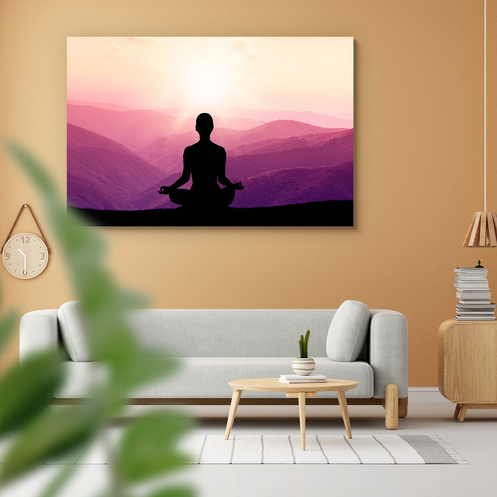 Yoga Silhouette On Mountain Peel & Stick Vinyl Wall Sticker-Laminated Wall Stickers-ART_VN_UN-IC 5006851 IC 5006851, Abstract Expressionism, Abstracts, Buddhism, God Buddha, Health, Mountains, Nature, People, Scenic, Semi Abstract, Space, Sunrises, Sunsets, yoga, silhouette, on, mountain, peel, stick, vinyl, wall, sticker, meditation, relaxation, relax, zen, calm, relaxing, background, sunrise, abstract, balance, beautiful, beauty, body, buddha, concept, dawn, energy, exercise, female, fitness, harmony, hea