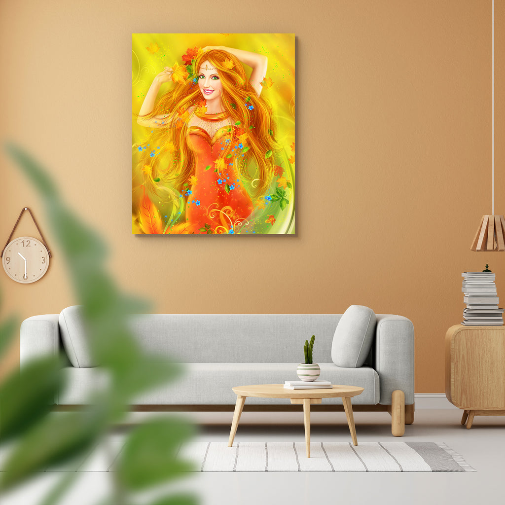 Portrait of Fairy Woman Peel & Stick Vinyl Wall Sticker-Laminated Wall Stickers-ART_VN_UN-IC 5006857 IC 5006857, Fantasy, Fashion, Individuals, Portraits, portrait, of, fairy, woman, peel, stick, vinyl, wall, sticker, beautiful, autumn., nature., artzfolio, wall sticker, wall stickers, wallpaper sticker, wall stickers for bedroom, wall decoration items for bedroom, wall decor for bedroom, wall stickers for hall, wall stickers for living room, vinyl stickers for wall, vinyl stickers for furniture, wall decal