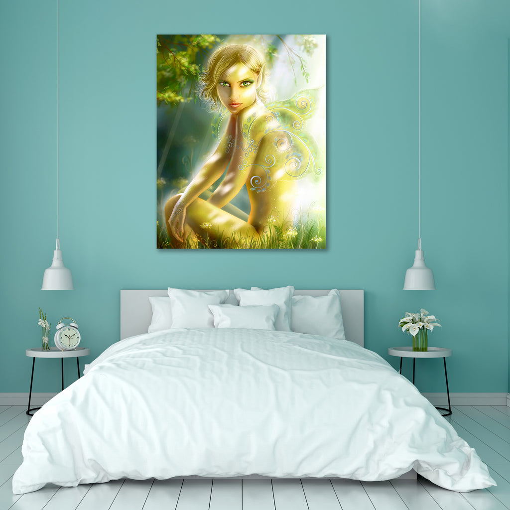 Portrait of Green Fairy Peel & Stick Vinyl Wall Sticker-Laminated Wall Stickers-ART_VN_UN-IC 5006910 IC 5006910, Fantasy, Illustrations, portrait, of, green, fairy, peel, stick, vinyl, wall, sticker, elf, wood., illustration, artzfolio, wall sticker, wall stickers, wallpaper sticker, wall stickers for bedroom, wall decoration items for bedroom, wall decor for bedroom, wall stickers for hall, wall stickers for living room, vinyl stickers for wall, vinyl stickers for furniture, wall decal, wall stickers for k