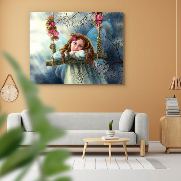 Fairy Butterfly On Swing Peel & Stick Vinyl Wall Sticker-Laminated Wall Stickers-ART_VN_UN-IC 5007151 IC 5007151, Others, fairy, butterfly, on, swing, peel, stick, vinyl, wall, sticker, for, home, decoration, beautiful, young, swing., illustration., artzfolio, wall sticker, wall stickers, wallpaper sticker, wall stickers for bedroom, wall decoration items for bedroom, wall decor for bedroom, wall stickers for hall, wall stickers for living room, vinyl stickers for wall, vinyl stickers for furniture, wall de