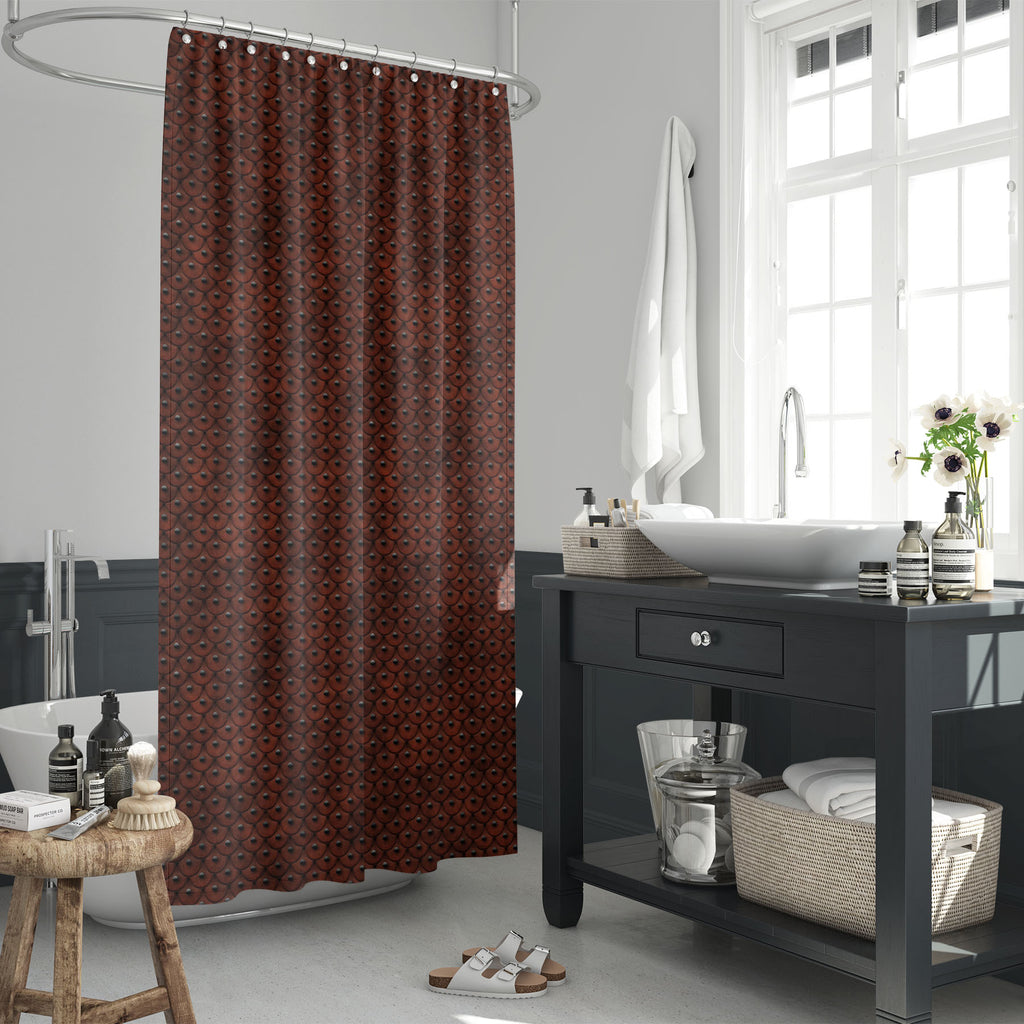 Abstract Art D38 Washable Waterproof Shower Curtain-Shower Curtains-CUR_SH_EL-IC 5007252 IC 5007252, Animals, Patterns, Metallic, abstract, art, d38, washable, waterproof, shower, curtain, animal, armor, hide, leather, metal, seamless, skin, studded, studs, texture, tile, artzfolio, shower curtain, bathroom curtain, eyelet shower curtain, waterproof shower curtain, kids shower curtain, washable curtain, 7feet shower curtain, washroom curtain, set of 2 curtain, pvc shower curtain, designer shower curtain, sh