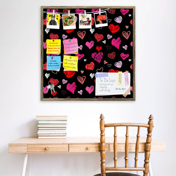 Love Heart Bulletin Board Notice Pin Board Soft Board | Framed-Bulletin Boards Framed-BLB_FR-IC 5007262 IC 5007262, Abstract Expressionism, Abstracts, Ancient, Art and Paintings, Black, Black and White, Culture, Ethnic, Hand Drawn, Hearts, Historical, Holidays, Icons, Illustrations, Love, Medieval, Modern Art, Patterns, Retro, Romance, Semi Abstract, Signs, Signs and Symbols, Sketches, Symbols, Traditional, Tribal, Vintage, Wedding, World Culture, heart, bulletin, board, notice, pin, vision, soft, combo, wi