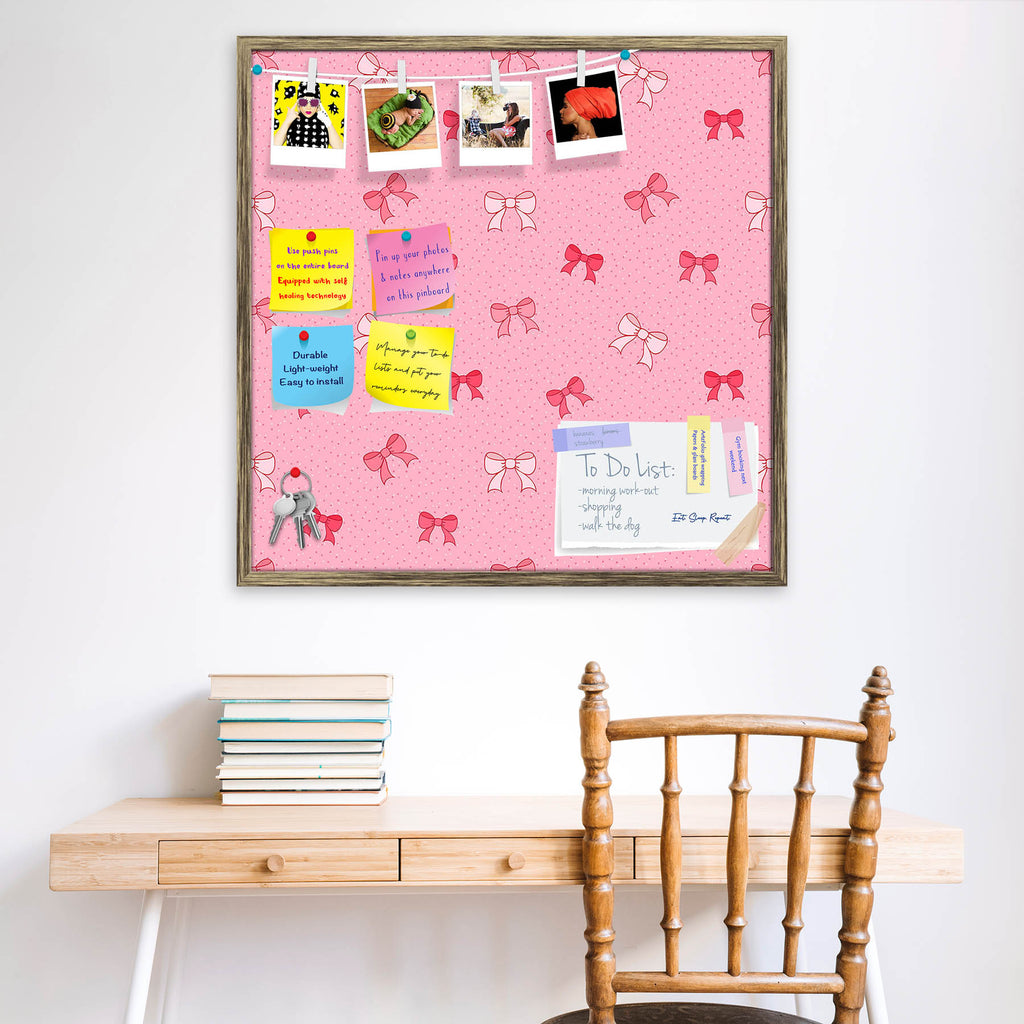 Pink Bows Bulletin Board Notice Pin Board Soft Board | Framed-Bulletin Boards Framed-BLB_FR-IC 5007345 IC 5007345, Ancient, Baby, Birthday, Black and White, Books, Children, Digital, Digital Art, Dots, Festivals and Occasions, Festive, Graphic, Hand Drawn, Historical, Holidays, Illustrations, Kids, Love, Medieval, Patterns, Retro, Romance, Signs, Signs and Symbols, Symbols, Vintage, White, pink, bows, bulletin, board, notice, pin, soft, framed, bow, background, birth, card, celebration, childish, color, cut