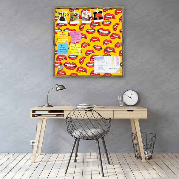 Lips D2 Bulletin Board Notice Pin Board Soft Board | Framed-Bulletin Boards Framed-BLB_FR-IC 5007361 IC 5007361, Art and Paintings, Illustrations, Love, Modern Art, Patterns, People, Pop Art, Romance, Signs, Signs and Symbols, lips, d2, bulletin, board, notice, pin, vision, soft, combo, with, thumb, push, pins, sticky, notes, antique, golden, frame, pop, art, background, beauty, color, colorful, cosmetic, design, desire, emotions, female, fun, funny, girl, illustration, kiss, laughter, lipstick, lover, make