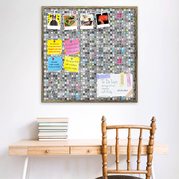 Grunge Squares D1 Bulletin Board Notice Pin Board Soft Board | Framed-Bulletin Boards Framed-BLB_FR-IC 5007370 IC 5007370, Abstract Expressionism, Abstracts, Ancient, Art and Paintings, Baby, Children, Culture, Decorative, Diamond, Ethnic, Geometric, Geometric Abstraction, Historical, Illustrations, Kids, Medieval, Modern Art, Paintings, Patterns, Retro, Semi Abstract, Signs, Signs and Symbols, Symbols, Traditional, Triangles, Tribal, Vintage, World Culture, grunge, squares, d1, bulletin, board, notice, pin