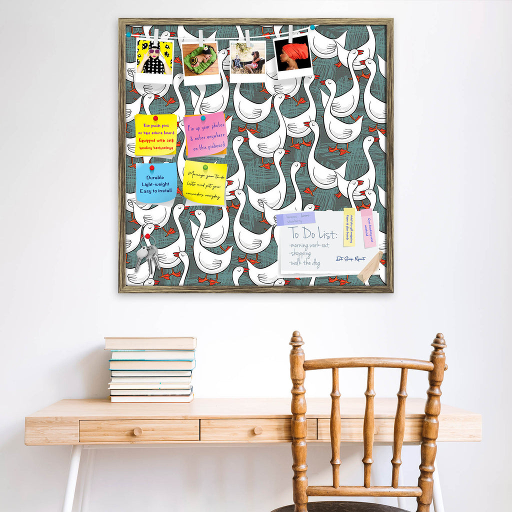 White Gooses Bulletin Board Notice Pin Board Soft Board | Framed-Bulletin Boards Framed-BLB_FR-IC 5007395 IC 5007395, Abstract Expressionism, Abstracts, Animals, Animated Cartoons, Art and Paintings, Birds, Black and White, Caricature, Cartoons, Culture, Digital, Digital Art, Drawing, Ethnic, Graphic, Illustrations, Patterns, Seasons, Semi Abstract, Traditional, Tribal, White, World Culture, gooses, bulletin, board, notice, pin, soft, framed, pattern, goose, geese, animal, abstract, art, backdrop, backgroun