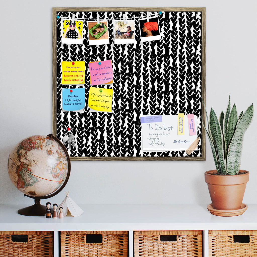 Painted Braids Bulletin Board Notice Pin Board Soft Board | Framed-Bulletin Boards Framed-BLB_FR-IC 5007480 IC 5007480, Abstract Expressionism, Abstracts, African, Ancient, Art and Paintings, Aztec, Black, Black and White, Bohemian, Brush Stroke, Chevron, Culture, Digital, Digital Art, Drawing, Ethnic, Fashion, Graphic, Hand Drawn, Herringbone, Historical, Illustrations, Medieval, Patterns, Retro, Semi Abstract, Signs, Signs and Symbols, Stripes, Traditional, Tribal, Vintage, Watercolour, White, World Cultu