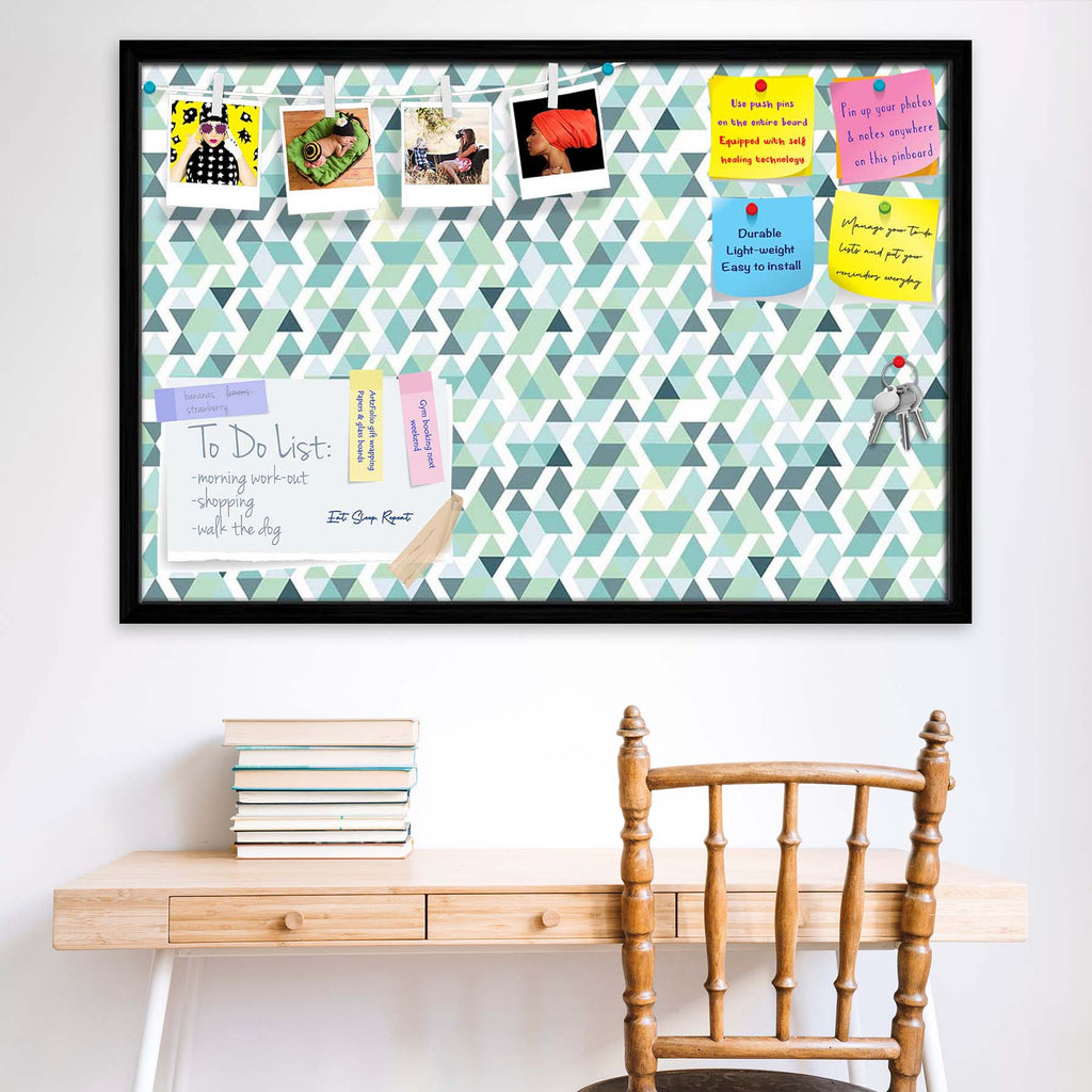 Bright Blue Triangles Bulletin Board Notice Pin Board Soft Board | Framed-Bulletin Boards Framed-BLB_FR-IC 5007502 IC 5007502, Abstract Expressionism, Abstracts, Ancient, Art and Paintings, Black and White, Business, Decorative, Digital, Digital Art, Fashion, Geometric, Geometric Abstraction, Graphic, Grid Art, Historical, Illustrations, Medieval, Modern Art, Patterns, Retro, Semi Abstract, Signs, Signs and Symbols, Triangles, Vintage, White, bright, blue, bulletin, board, notice, pin, soft, framed, abstrac